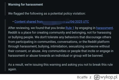 0caffe - Dostałem warna na #reddit za nazwanie w komentarzu kogoś autystą xD

#hehesz...