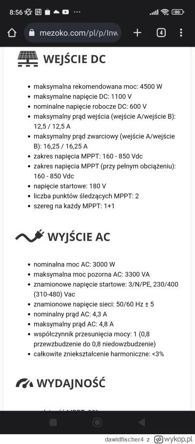 dawidfischer4 - Posiadam instalacje 3,2 i myślę o jej rozbudowaniu. Ile bym mógł i cz...