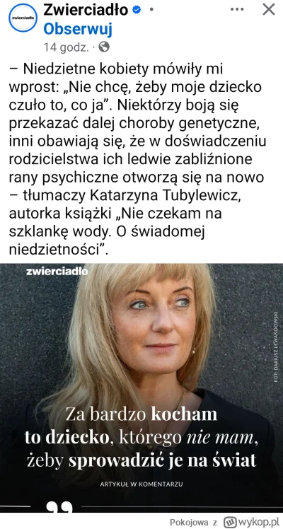 Pokojowa - ¯\(ツ)/¯

Ps. Komentarze zwolenniczek bezdzietności i obśmiewanie argumentó...