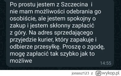 jonasz123 - To jakiś scam z olx czy normalnie iść w to?
#olx #scam #pytanie