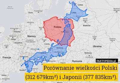 proto-nik - @simirgone: Akurat Japonia jest sporo większa od Polski.