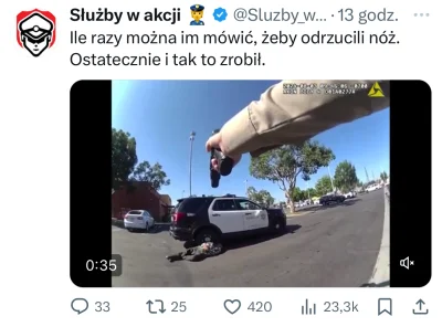 Gours - Profil „Służby w akcji” na Twitterze oprócz siania pisowskiej propagandy wrzu...