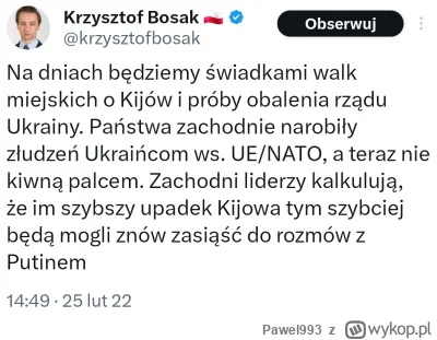 Pawel993 - Juz konfederacja chciala zasiadac do rozmow pokojowych z putinem a tu znow...