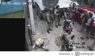 dotnsau - Materiał opublikowany przez ukraińską policję, gdzie widać nagrania, jak Ro...