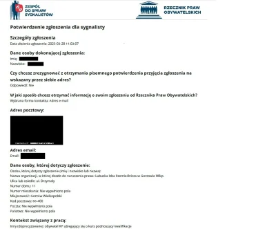 Emerald84 - @Kpr19: Zgłosiłem właśnie ten przypadek systemowej dyskryminacji mężczyzn...