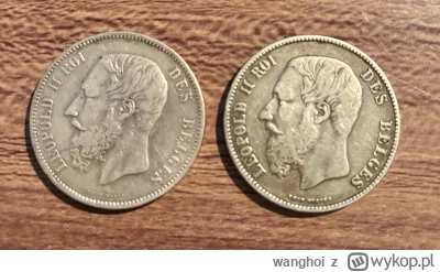 wanghoi - Dziś dwa razy król Belgii w 5 frankach #numizmatyka #monety #hobby