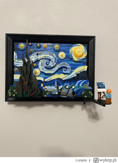 Lonate - #lego #vangogh #sztuka 
I już wisi sobie (｡◕‿‿◕｡)