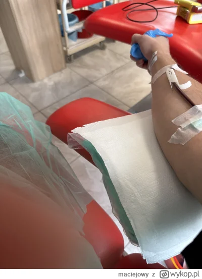 maciejowy - 157 710 - 200 = 157 510
Data donacji - 05.05.2025
Rodzaj donacji - osocze...