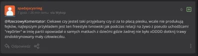 RzeczowyKomentator - Patrzcie państwo jaki kulturalny prawaczek. Do kościoła chodzi, ...