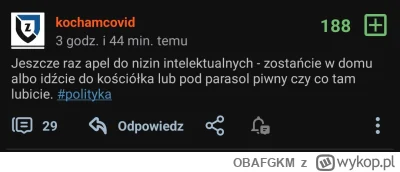 OBAFGKM - Jako, że wyżyny intelektualne wykopu jak i polska elita mają wrodzoną niech...