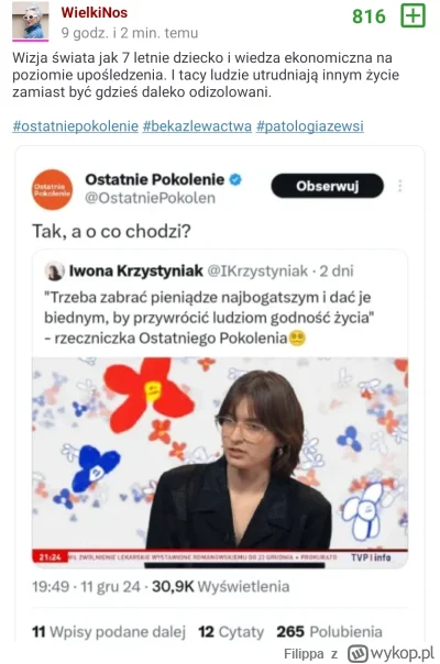 Filippa - Moimi ulubionymi małpami w cyrku są liberałowie, którzy nadal rozpowszechni...