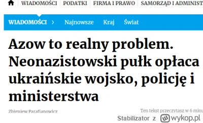 Stabilizator - @Taranov: azow zakop z automatu