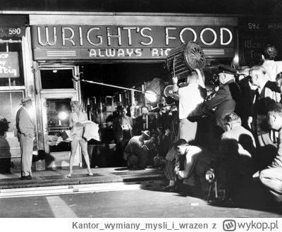 Kantorwymianymysliiwrazen - Ach ta Marilyn, rok 1954, słynne foto z  nawiewem pod suk...