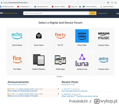 Poludnik20 - @Poludnik20: Przed chwilą tam byłem... Na tej głównej amazonforum.com