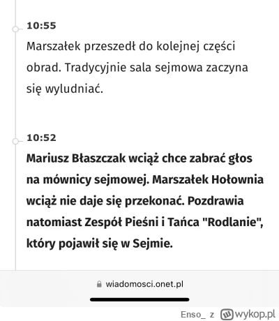 Enso_ - Ciężka, wymagająca praca na rzecz Rzeczpospolitej. #polityka