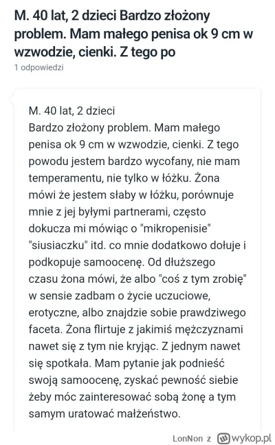 LonNon - Ty mikropenisie
EHHHHHHHHHH
WAŻNE ŻE DZIECI ZDROWE SOM


#przegryw #pieklome...