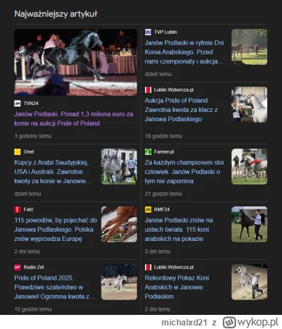 michalxd21 - "ogromne kwoty!", "sukces aukcji!", "Janów znów na ustach świata!" - nie...