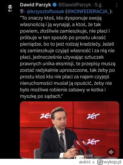 del855 - Konfederacja - jedyna partia jawnie i konsekwentnie mówiąca o skończeniu cyr...