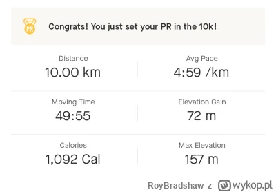 RoyBradshaw - 145 538,46 - 10,00 = 145 528,46

Dzisiaj w planach była moja standardow...