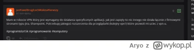 Aryo - Ludzie radzą, żeby napisał do działu IT, a nie bawił się w próby omijania zabe...