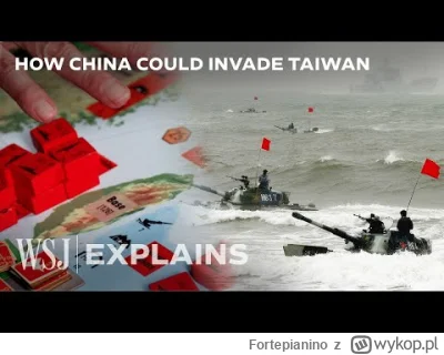 Fortepianino - najbardziej prawdopodobny scenariusz ataku na Tajwan #wojna #chiny #ta...