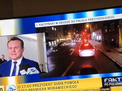WezelGordyjski - Haha #TVN24 robi uwaga transmisje ze skutera jak Kaczyński jedzie do...