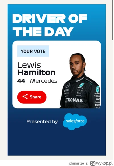 planarize - #f1 Jako zwyczajowy hejter czekolatino, uczciwie przyznaje że dzisiaj nie...