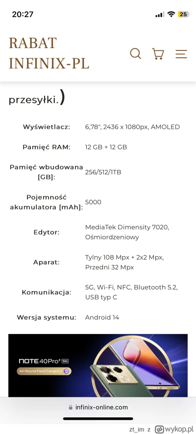 zt_im - Siema. Telefon za 360 zł z taką specyfikacją. Powiedzcie mi czy to jest wogol...