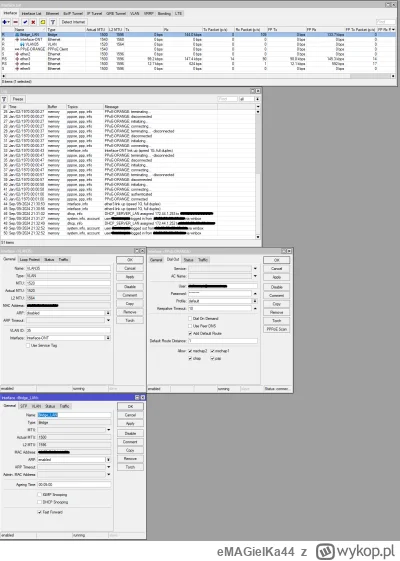 eMAGieIKa44 - Ktoś pomoże w konfiguracji FTTH Orange -> Mikrotik ? Skonfigurowałem ws...