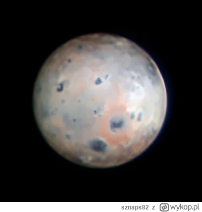 sznaps82 -  Księżyc Jowisza Io, sfotografowany przez SHARK-VIS 10 stycznia 2024 r. Je...