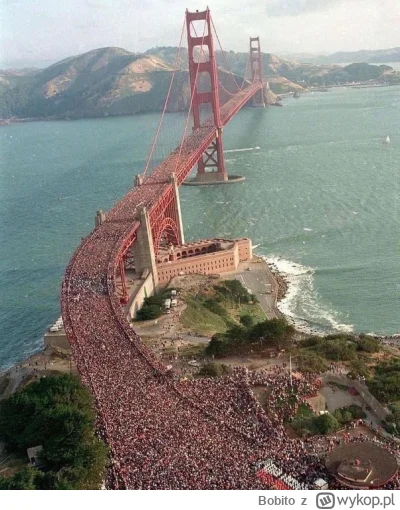 Bobito - #fotografia #usa

Setki tysięcy ludzi na moście  Golden Gate z okazji 50. ro...