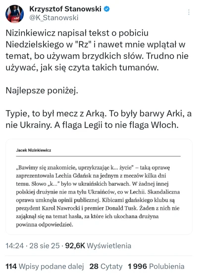 marcelus - Ale żeby barwy Arki z derbów zinterpretować jako ukraińskie to już trzeba ...