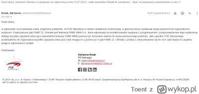 Toent - efekty już były znane od dawna, ale chociaż odpisują teraz xD

przypominam dl...