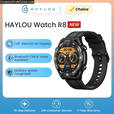 n____S - ❗ HAYLOU Watch R8 Smart Watch
〽️ Cena: 27.88 USD (dotąd najniższa w historii...
