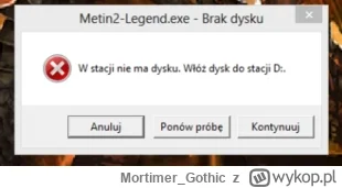 Mortimer_Gothic - Gdy wyjales plyte zanim gra sie wylaczyla, i wlozyles juz do pudelk...