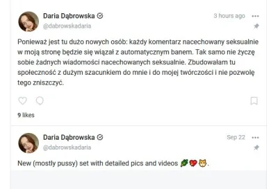 SmugglerFan - @deiceberg: Daria (mostly pussy) Dąbrowska
