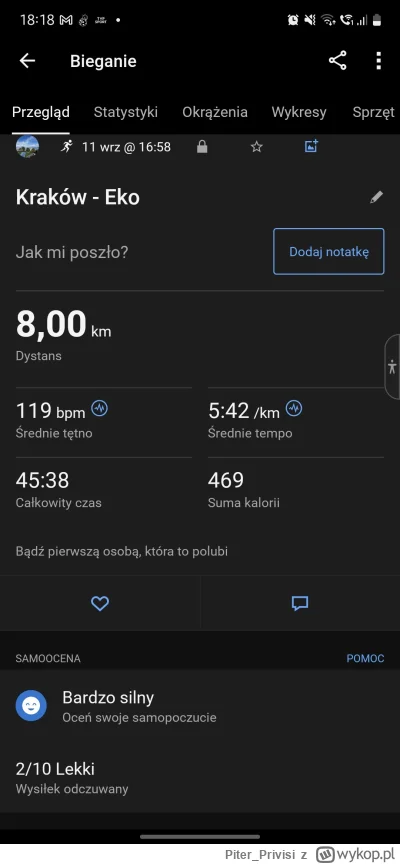 Piter_Privisi - 74 359,27 - 8,00 = 74 351,27

Spokojny trucht, ino w jednym miejscu m...