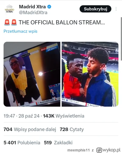 meemphis11 - Teraz to zawyłem hahahahahahahahahahahahahhaha
Oficjalna transmisja złot...