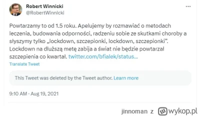 jinnoman - @przekliniak: 
Winnicki na fb konfy usprawiedliwiał restrykcje

Masz jakiś...