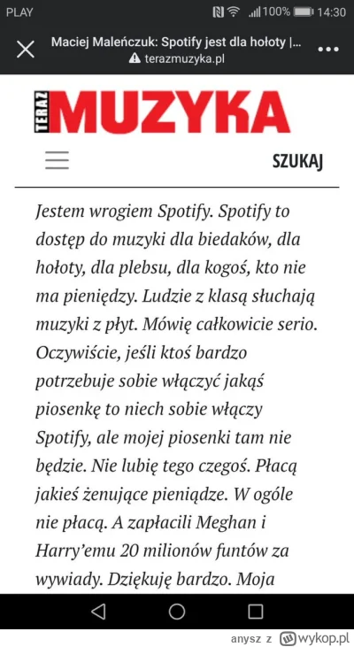 anysz - #muzyka #spotify mircy to w większości hołota ( ͡° ͜ʖ ͡°)