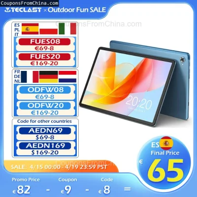 n____S - ❗ Teclast M40 Plus 10.1inch Tablet 8/128GB MT8183 Android 12 [EU]
〽️ Cena: 8...