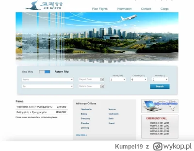 Kumpel19 - Północnokoreańskie linie lotnicze Air Koryo planują uruchomić liloty Pjong...