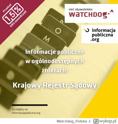 WatchdogPolska - Publiczne repozytoria danych - jakie istnieją i jak z nich korzystać...
