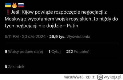 wiciuWw46xD - #wojna #rosja #ukraina
https://x.com/WarNewsPL1/status/1803822934495998...