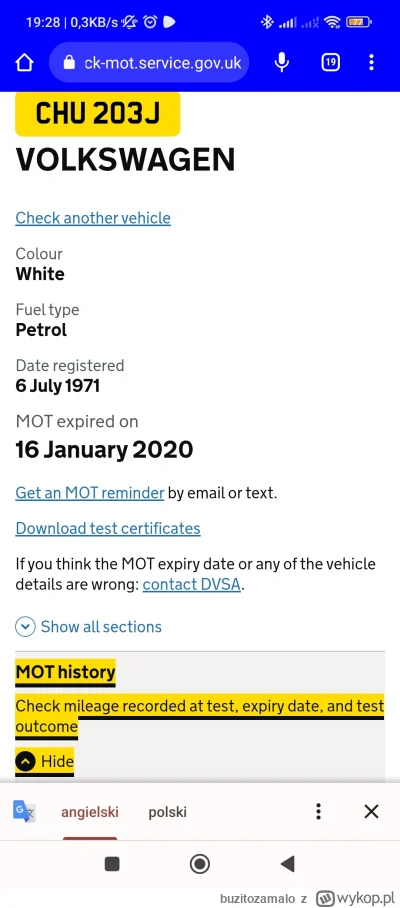 buzitozamalo - @KurierInpost 1971 rok produkcji