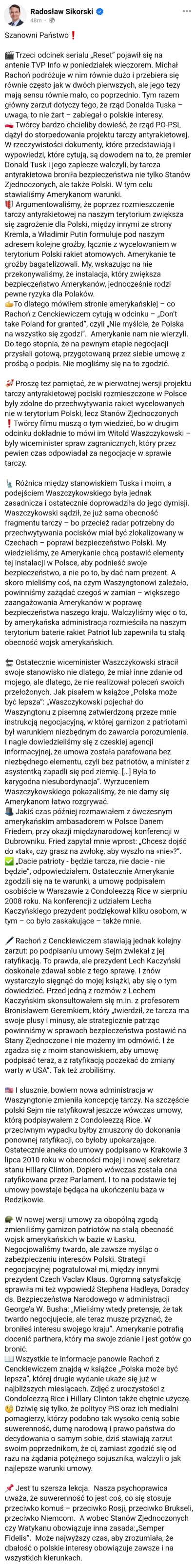 kobiaszu - No i znowu się potowerdza,  że PiS jedyne co potrafi robić to laskę ameryk...