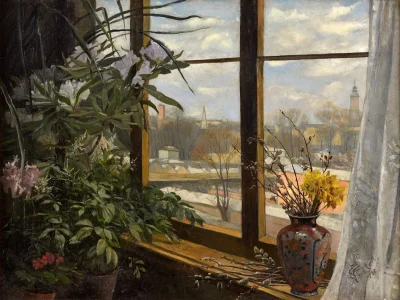 Bobito - #obrazy #sztuka #malarstwo #art

Eva Stort (Niemcy, 1855-1936): Widok z okna...