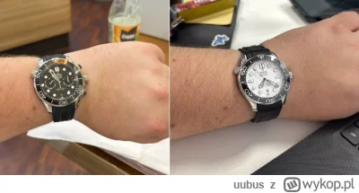 uubus - Bry, doradzicie który wybrać? :) 
#omega #zegarki
Nadgarstek 20,7 - 21 cm.
ED...