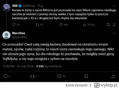 koniczynaxD - Miło zobaczyć na Twitterze jak TheNieTwójSyniak jest #!$%@? 

#famemma