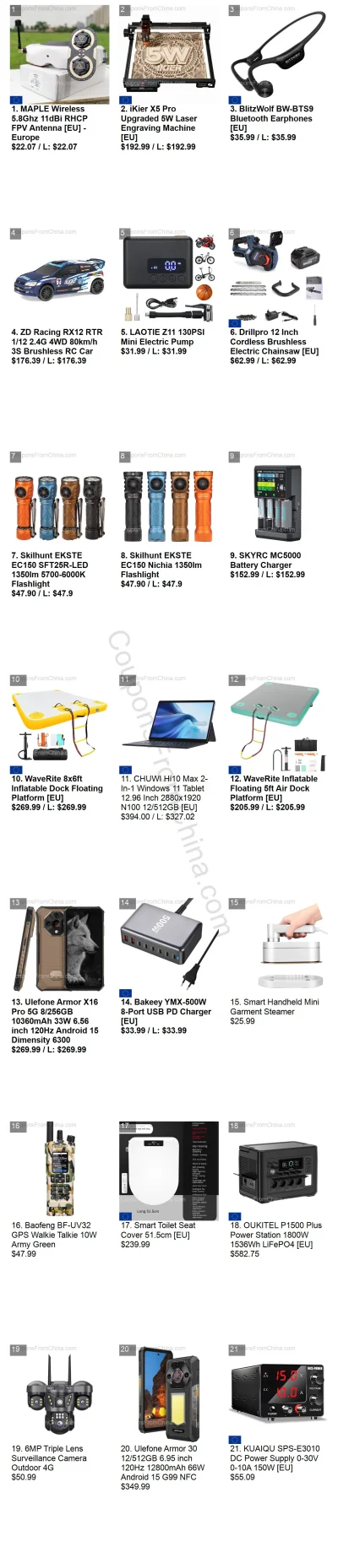 n_____S - #kuponynazywo #banggood
Nowe przedmioty w bazie danych Couponsfromchina (li...